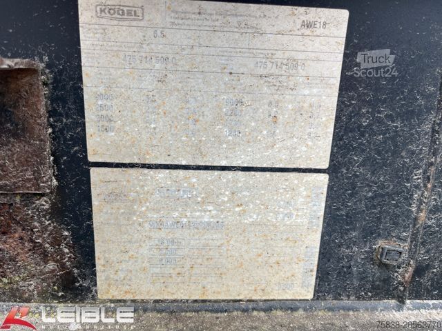Anhänger-Wechselfahrgestell KÖGEL AWE18*BDF-Lafette*BPW EcoPlus-Achsen*Standard*