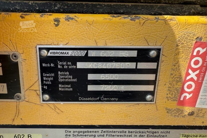 Anden  2000 W 602 BD Strassenwalze / Swiss-Vehicle