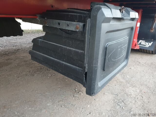 Semi-remorque bâchée FLIEGL 3-Achs Gardinensattel Mega Xtra-Long