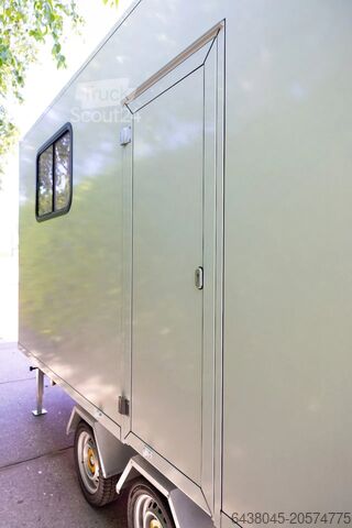 GLOBAL vagon de șantier Schaftwagen GL4200 independent NOU ÎN STOC GLOBAL Schaftkeet Schaftwagen GL4200 stand-alone NIEUW...