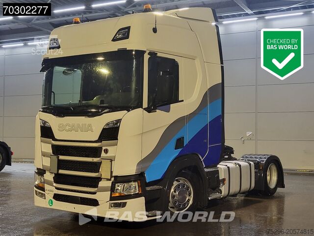 Volume tractor Scania R450 4X2 Mega Hebesattel Retarder 2x Tanks Stan...