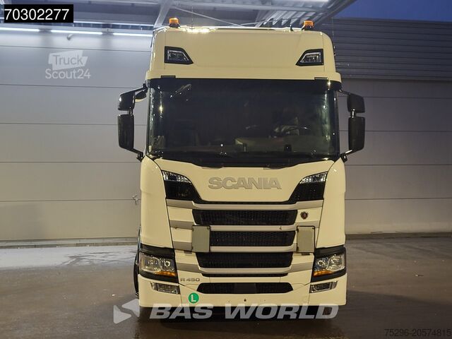 Volume tractor Scania R450 4X2 Mega Hebesattel Retarder 2x Tanks Stan...