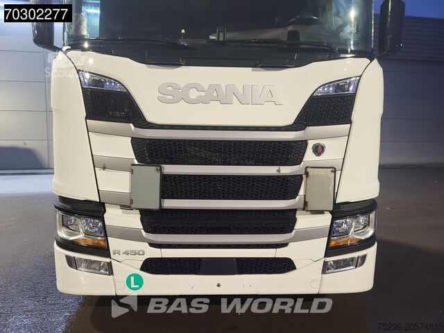 Volume tractor Scania R450 4X2 Mega Hebesattel Retarder 2x Tanks Stan...