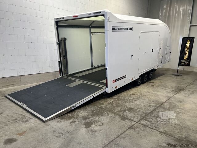 Furgón portacoches Brian James Race Transporter 7 Autotransporter geschlossen