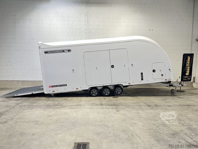 Furgón portacoches Brian James Race Transporter 7 Autotransporter geschlossen
