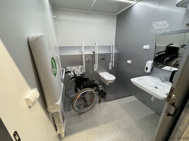 عربة دورات المياه Rosemeier VE WC F 3574 SP Behinderten WC Toilettenanhänger