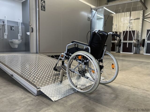 عربة دورات المياه Rosemeier VE WC F 3574 SP Behinderten WC Toilettenanhänger