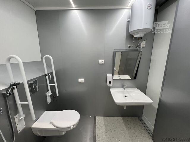 عربة دورات المياه Rosemeier VE WC F 3574 SP Behinderten WC Toilettenanhänger