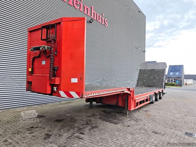 Semi-Tieflader Meusburger MTS-3 Bridge Ramp Winch!