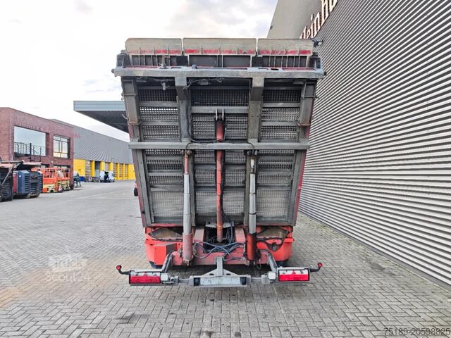 Semi-Tieflader Meusburger MTS-3 Bridge Ramp Winch!