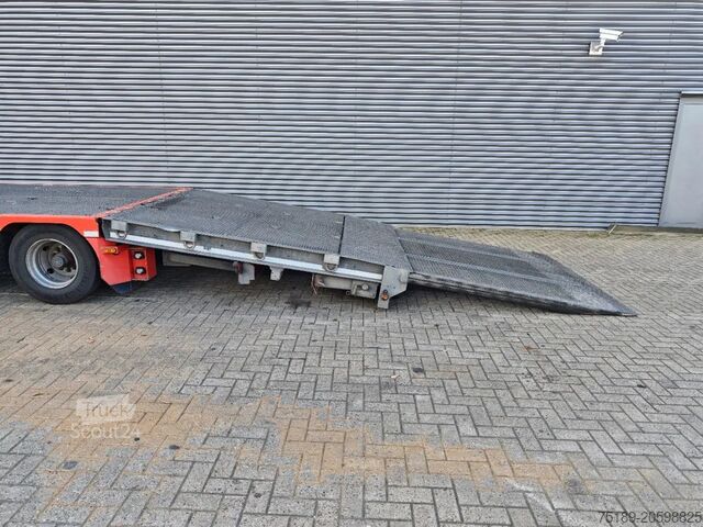 Semi-Tieflader Meusburger MTS-3 Bridge Ramp Winch!