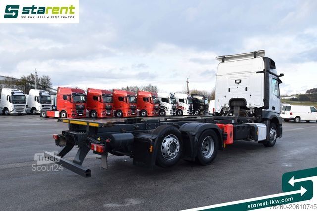 Wissellaadbak vrachtwagen MERCEDES-BENZ Actros 2645L Retarder Mirror Cam NAVI Liftachse