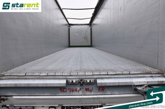 Semirremolque con piso móvil SCHWARZMÜLLER 10mm Liftachse Fernbedienung Bodenplane 190 tkm