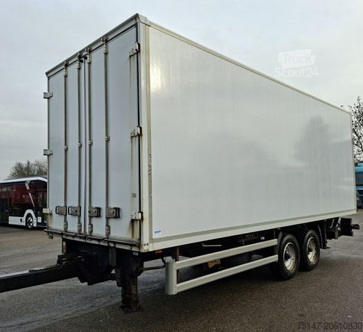 Тентованный прицеп ACKERMANN-FRUEHAUF 11,9 t Tandem-Anhänger Türen vorne Durchlade LBW