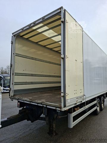 Box trailer ACKERMANN-FRUEHAUF 11,9 t Tandem-Anhänger Türen vorne Durchlade LBW