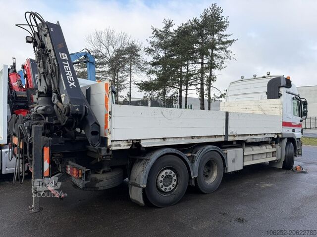 Yükleme platformu Mercedes-Benz ACTROS 2544 6x2 MP2 PRITSCHE + KRAN ATLAS 165.2...