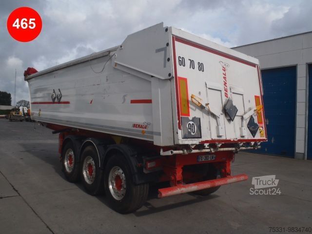 Savivartis puspriekabė BENALU tipper semi trailer