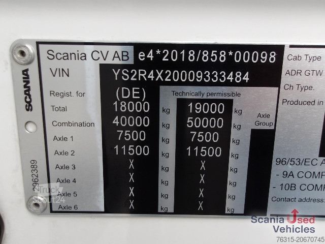 Tractora standard Scania R 460 NA - HIGHLINE - UVC SONDERLEASING mgl. -