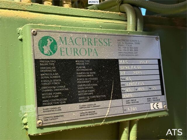 Строительная машина MAC 106/2 Baler