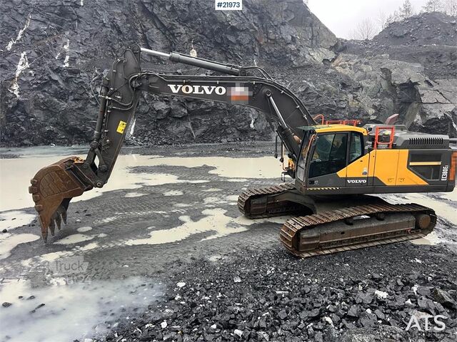 Гусеничный экскаватор Volvo ec380EL excavator w/ hw undercarriage and toothed