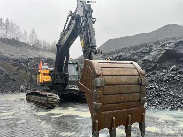 Гусеничный экскаватор Volvo ec380EL excavator w/ hw undercarriage and toothed