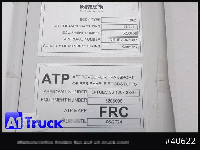 Koeloplegger SCHMITZ SKO FP45, Blumenbreite, Carrier 1950.