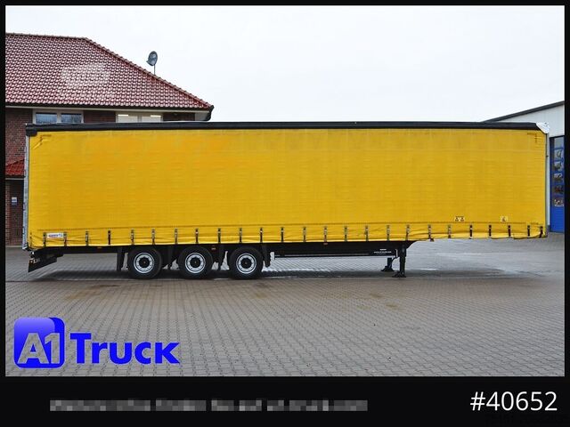 Auflieger mit Pritsche & Plane SCHMITZ SCB 24, Mega, Varios