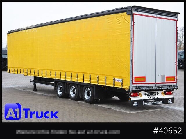 Auflieger mit Pritsche & Plane SCHMITZ SCB 24, Mega, Varios