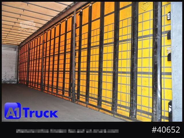 Auflieger mit Pritsche & Plane SCHMITZ SCB 24, Mega, Varios