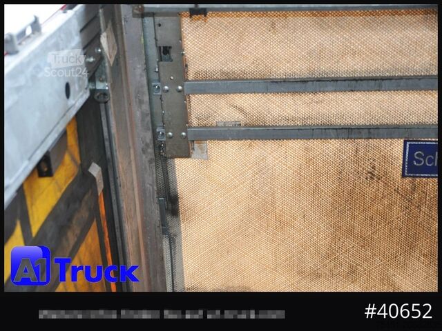 Auflieger mit Pritsche & Plane SCHMITZ SCB 24, Mega, Varios