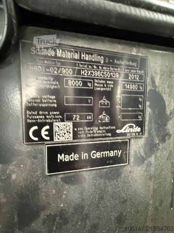 Frontgaffeltruck LINDE H80T-02/900