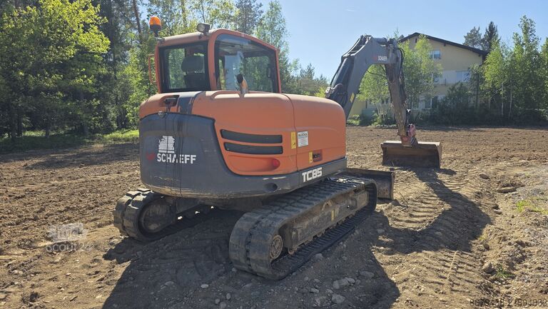 Minibagger Yanmar Schaeff TC85 Raupenbagger inkl. Tieflade