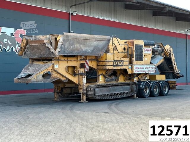 Úthenger EXTEC Extec Screens & Crushers C12 Ketten-Brechanlage