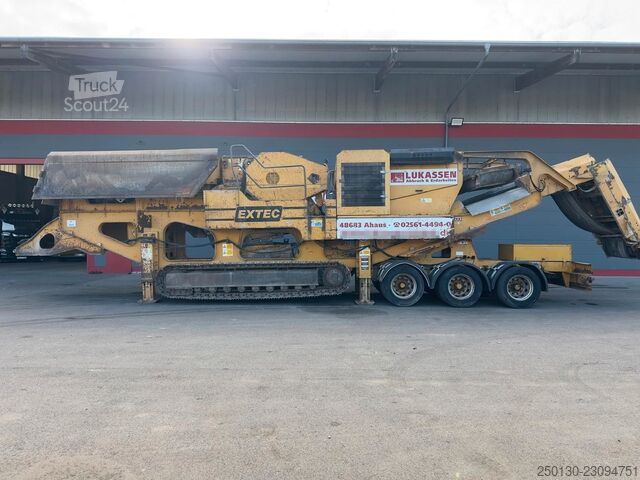 Úthenger EXTEC Extec Screens & Crushers C12 Ketten-Brechanlage