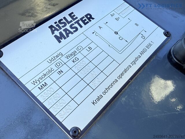 Viličar za ozke prehode Combilift AISLE MASTER TRIPLEX 8500 FREE LIFT TOP1