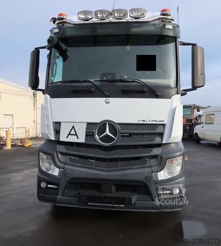 Camión portacontenedores de gancho Mercedes-Benz Actros 2551 6x2 Nachlauflenkachse