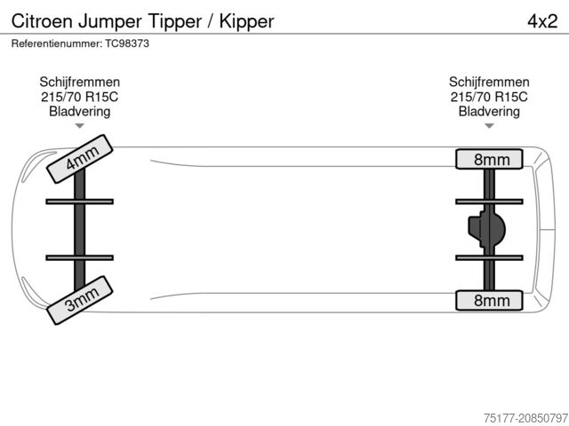 Tipper Citroen Jumper Tipper / Kipper