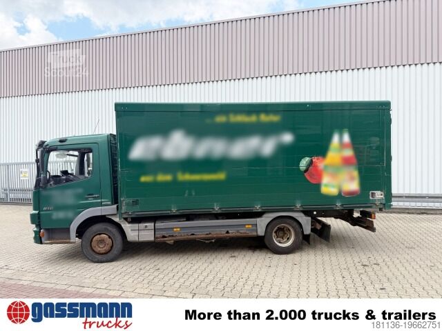 Furgone chiuso Mercedes-Benz Atego 818 L 4x2, Getränkekoffer, 2x AHK