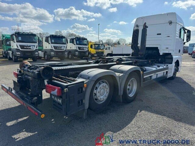 Roll-off tipper truck MAN TGX 26.500 XXL Haus Meiller 20t. Haken Retarder