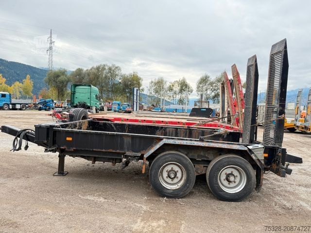 Tieflader Anhänger OBERMAIER TT 10,5 Tandem Tieflader Rampen 8150Kg Nutzlast