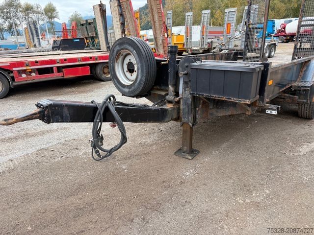 Tieflader Anhänger OBERMAIER TT 10,5 Tandem Tieflader Rampen 8150Kg Nutzlast