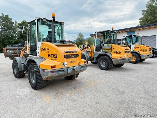Wheel loader LIEBHERR L 509 Speeder Schnellwechsler Schaufel + Gabel