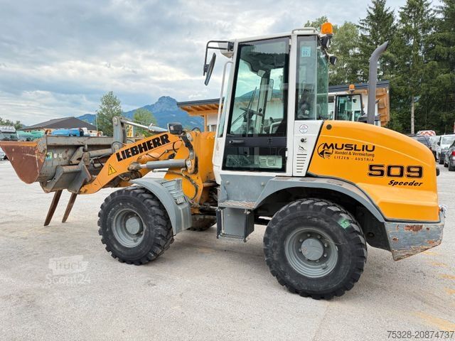 Wheel loader LIEBHERR L 509 Speeder Schnellwechsler Schaufel + Gabel