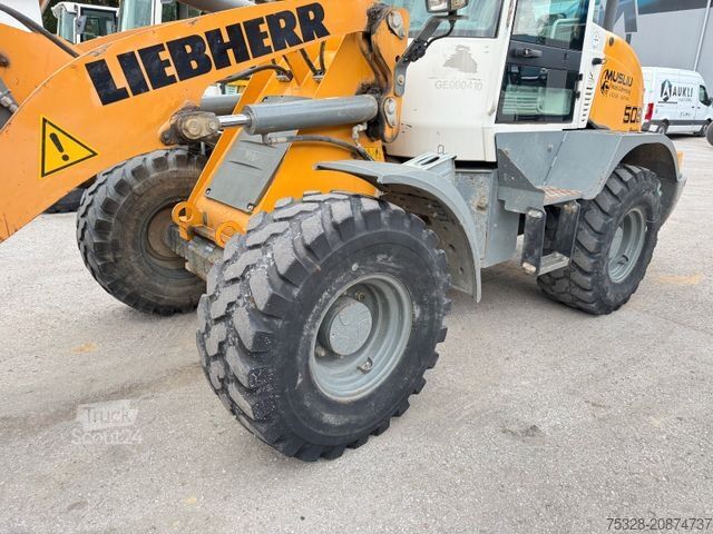 Wheel loader LIEBHERR L 509 Speeder Schnellwechsler Schaufel + Gabel