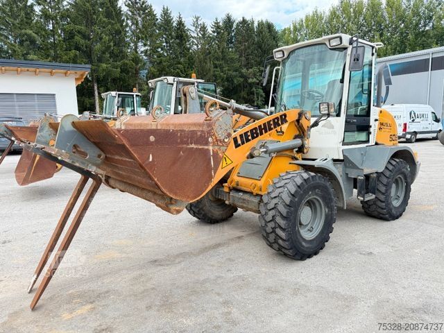 Wheel loader LIEBHERR L 509 Speeder Schnellwechsler Schaufel + Gabel