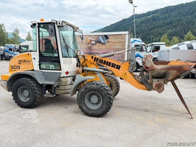 Wheel loader LIEBHERR L 509 Speeder Schnellwechsler Schaufel + Gabel