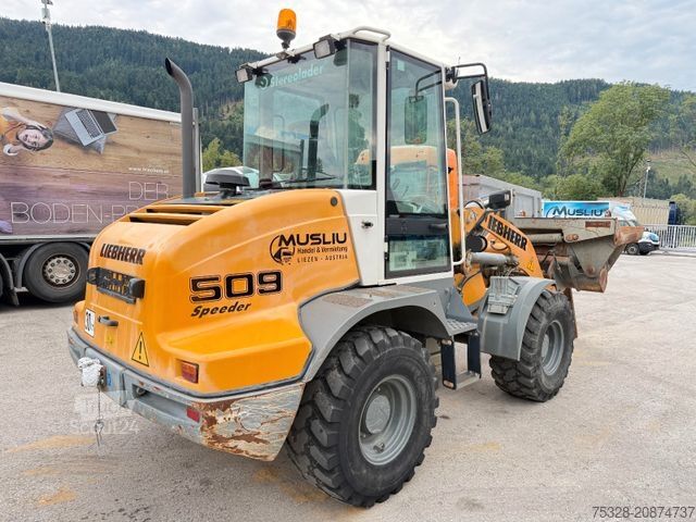 Wheel loader LIEBHERR L 509 Speeder Schnellwechsler Schaufel + Gabel