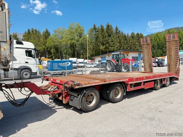 Tieflader Anhänger ZANDT AT-P 400 4 Achs Tieflader 38500Kg Nutzlast