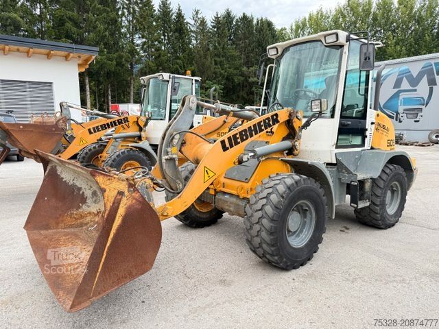 Radlader LIEBHERR L 509 Speeder Schnellwechsler Schaufel + Gabel