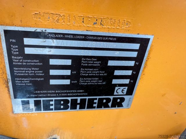 Radlader LIEBHERR L 509 Speeder Schnellwechsler Schaufel + Gabel
